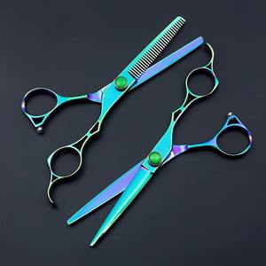 Tijeras de Peluquería Profesionales de Acero Inoxidable con Cuchillas Afiladas, Ecológicas, Ligeras, para un Corte de Cabello Suave y Preciso, Estilismo de Salón - Product Image 6