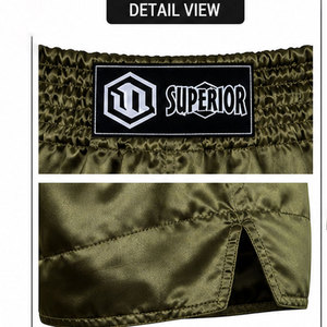 Shorts de boxe Muay Thai pour hommes, respirants, à séchage rapide, avec cordon de serrage, nouvelle arrivée, qualité supérieure, pour la lutte et le fitness - Product Image 5
