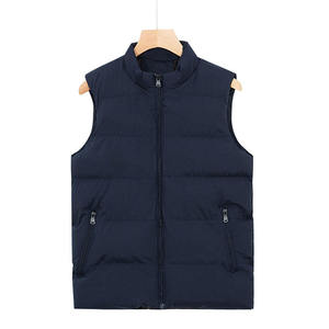 Gilet matelassé isolant haut de gamme pour homme, 100 % polyester, rembourrage en coton, imperméable, coupe-vent, respirant, écologique, OEM, personnalisable - Product Image 3