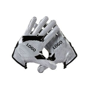 Gants de football en gros pour les détaillants, avec paume en silicone antidérapante et fermeture au poignet - Product Image 1