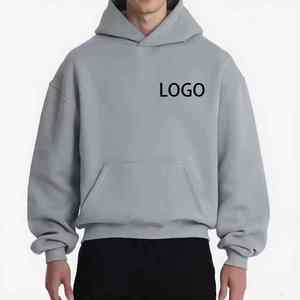 เสื้อฮู้ดดี้ยูนิเซ็กซ์ถักนิตติ้งแบบดิจิทัล น้ำหนัก 240 กรัม คุณภาพสูงใหม่ ผ้าฝ้าย 100% ทรงโอเวอร์ไซส์ ไหล่ตก ซักได้ ไม่ยับ เหมาะสำหรับฤดูหนาว - Product Image 1