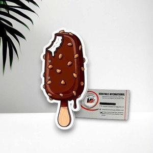 Choco อุปกรณ์ต่อขนตาทำจากไอศครีมทำจากอะคริลิคแผ่นแม่เหล็กติดขนตาดอกไม้รูปไข่ติดฉลากตามเทศกาลฤดูใบไม้ร่วง - Product Image 3