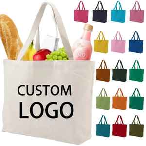 Bolsa de lona al por mayor a bajo precio con logotipo y tamaño personalizados, ideal para compras y viajes - Product Image 3