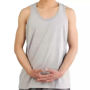 PASUXI Casual Breathable Moisture Wicking Fitness <b>Stringer</b> Trendy Tank Top <b>Men's</b> Gym Workout Singlet Breathable Running <b>Vest</b> - Product Image 6