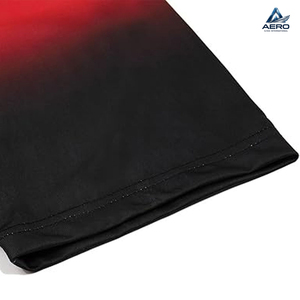 Maillot de football d'équipe noir et rouge, qualité supérieure, prix de gros, pour rester au frais et confortable lors des matchs - Product Image 3