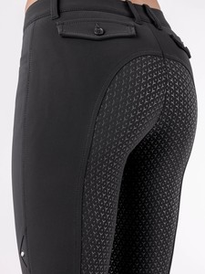 High Quality 4-way Stretch Horse Riding Breeches <b>Leggings</b> Tights <b>Equestrian</b> Wear Pants on Technical Fabric with Soft Feel - Product Image 3