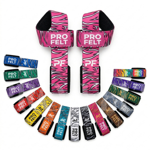 Correas de Levantamiento de Pesas de Nailon, Ajustables, con Almohadilla de Neopreno, para Entrenamiento de Powerlifting y Gimnasio - Product Image 1