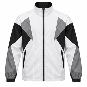 Veste coupe-vent pour homme, grande taille, vêtements chauds pour le sport, vêtements de rue, décontractés, avec fermeture éclair - Product Image 2