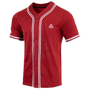Vente directe d'usine, maillot de softball à manches courtes, nouveau style, vêtements de sport pour hommes, maillot de softball - Product Image 1