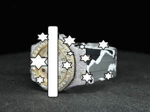 Luxury Men's Stainless Steel <b>Watch</b> With Sapphire Crystal Analog Dial 42mm Round <b>Case</b> Silicone Band Luminous Quartz Movement - Product Image 4