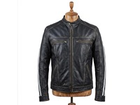 Veste en cuir véritable Leon Kennedy Resident Evil, veste de cosplay pour motards, pour hommes