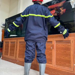Servicio OEM, Uniformes de Trabajo de Algodón con Diseño Personalizado, Ropa de Protección Contra Incendios, Prendas Industriales Cómodas, Duraderas y Profesionales - Product Image 3