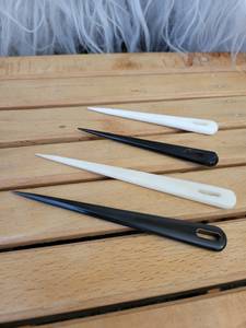 Aiguilles en os polies, écologiques, faites à la main, à thème animalier, de forme naturelle pour les projets de couture et de bricolage modernes Hs Crafts - Product Image 5