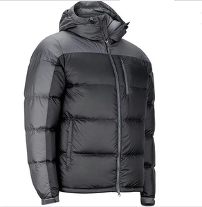 Veste d'hiver matelassée pour homme de qualité supérieure, personnalisée, avec col montant, logo sur le devant, rembourrage en coton, coque en nylon, séchage rapide et respirante - Product Image 1