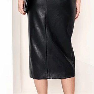 Jupe Courte Femme en Cuir Véritable Taille Haute Décontractée Design Sur Mesure Confortable Luxe Fabrication OEM ODM - Product Image 3