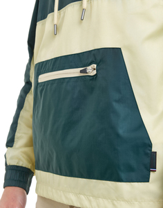 Chaqueta Cortavientos con Capucha para Hombre, Diseño Color Block, Cierre de Cremallera, Informal, para Otoño, Exterior de Nailon, Forro de Poliéster - Product Image 2
