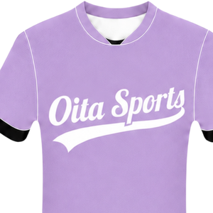 Maillot de football lavande à manches courtes, uniforme d'équipe sportive, tenue d'entraînement, vêtements de sport, vêtements de performance - Product Image 3