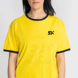 Venta Directa de Fábrica, Camisetas Ringer Lisas Cómodas, Camisetas Ringer Lisas Más Vendidas, Camisetas Ringer Lisas Hechas en Pakistán - Product Image 6
