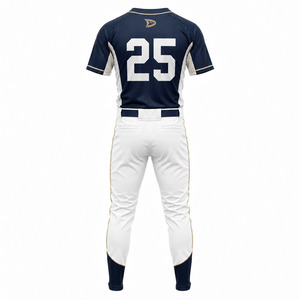 Custom Men's Slowpitch Softball Jersey <b>Pants</b> Set 92% Polyester Spandex Wicking Mesh Full Button-<b>Down</b> Baseball Team Uniform - Product Image 3