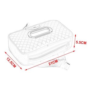 Boîte à mouchoirs noire et rouge robuste avec sangle élastique, porte-mouchoirs décoratif pour la salle de bain et la maison - Product Image 4