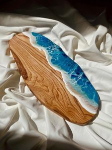 ถาดไม้เคลือบอีพ็อกซี่สั่งทำจำนวนมาก – แผ่นรองเสิร์ฟทำมือที่ทนทานสำหรับโรงแรม บริการจัดเลี้ยง และตลาดส่งออก - Product Image 2