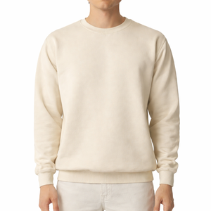 Sweat-shirt en polaire personnalisé pour homme |   Pull en tricot à col rond coupe ample pour l'hiver |   Conception d'impression |   Vente en gros OEM - Product Image 1