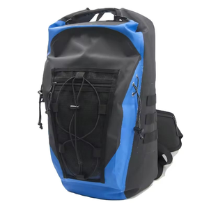 Waterproof <b>Backpack</b> 20-36L Nylon Softback Hiking Outdoor Durable Unisex Blue <b>Black</b> - Product Image 2