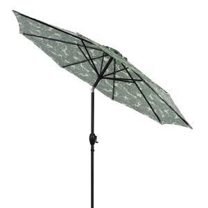 Parasol de patio Monstera de 9 pieds avec manivelle et inclinaison à 3 positions - Product Image 6