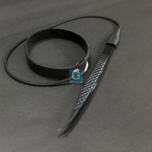 Pinzas para Pestañas con Brazalete Flexible para Extensión de Pestañas, Puntas de Acero Inoxidable de Precisión - Product Image 1