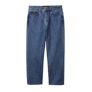 Pantalones Vaqueros Casuales de Mezclilla para Hombre, Transpirables, con Botones, Estilo Hip Hop Urbano, Lavados, de Pierna Ancha, para Otoño - Product Image 4