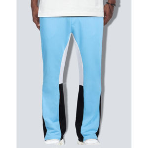 Pantalones Deportivos de Algodón Casuales para Hombre, de Alta Calidad, con Decoración Bordada, Elásticos y Acampanados, Servicio OEM - Product Image 2