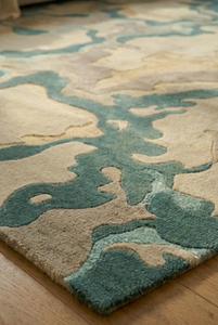 Alfombra de Lana Abstracta de Pelo Medio, Antideslizante, Hecha a Mano, de Primera Calidad, Alfombra Artística Moderna para Sala de Estar, Dormitorio, Hotel, Hogar de Lujo - Product Image 4