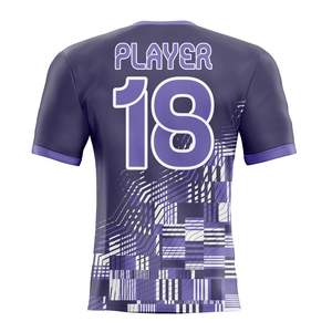 Maillot de football personnalisé par sublimation, léger, respirant, anti-transpiration, uniforme d'équipe, fabricant OEM en gros - Product Image 6