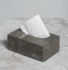 Custom Natural Modern Luxury Decor <b>Marble</b> Tissue Napkin Holder Box 100% Eco-Friendly JANNAT EXPORT for Hotels Home Bathroom - Product Image 1