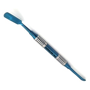 Élévateur périostal dentaire professionnel en acier inoxydable avec pointes recouvertes de titane bleu pour tissus gingivaux chirurgicaux - Product Image 4