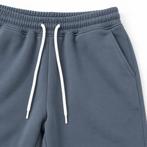 Men's Grey Sweatpants <b>Elastic</b> <b>Waist</b> Casual Loose Fit <b>Trousers</b> - Product Image 4