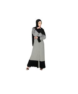 Plisado Bliss Dubai estilo Abaya estilo abierto moderno causal Turquía estilo Abaya frente abierto Abaya musulmán vestido modesto caliente - Product Image 3
