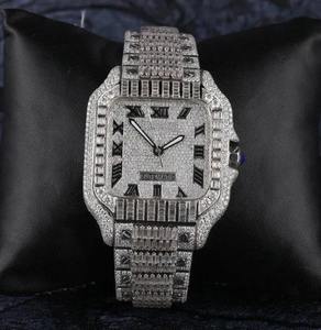 Reloj de pulsera para hombre de plata de ley 925, estilo hip hop, de lujo, con diamantes incrustados, para la moda masculina. - Product Image 2