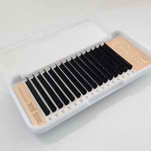 100% Handmade Premium Faux <b>Mink</b> <b>Eyelash</b> <b>Extensions</b> Natural Soft Style Korea PBT fiber Vegan Cruelty-Free <b>Eyelash</b> <b>Extensions</b> - Product Image 5