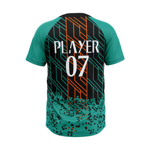 Uniformes de Béisbol Personalizados, Camisetas de Alta Calidad Impresas en Tela 100% Poliéster, Transpirables y de Secado Rápido para Béisbol y Sóftbol - Product Image 5