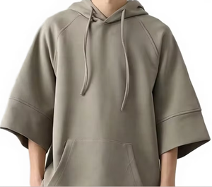 Sweat à capuche en molleton de coton pour homme, doux et chaud, décontracté, coupe classique, manches longues, poche kangourou, uni - Product Image 3