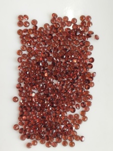 Granat rouge naturel 3,25 mm, taille brillant ronde, meilleure qualité, pierre précieuse en vrac pour la fabrication de bijoux - Product Image 3