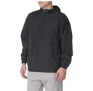 Men's Light Weight Polyester <b>Wind</b> <b>Breaker</b> Stylish Bomber Jacket Half Zipper Thin Jacket 2026 - Product Image 2