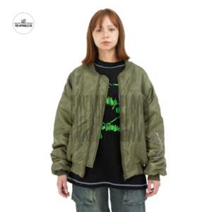 เสื้อแจ็คเก็ตบอมเบอร์สำหรับผู้ชายผู้หญิงแบบสั้นหนา มีฮู้ด เหมาะสำหรับฤดูใบไม้ร่วงฤดูหนาว เสื้อแจ็คเก็ตนักบิน เสื้อพาร์กา เสื้อแจ็คเก็ตนักบินผ้าแคนวาสสำหรับผู้ชาย - Product Image 1