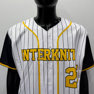 New Arrival Men's Summer Breathable Short Sleeve <b>Baseball</b> Jersey Custom Name Printed 100% Polyester Fabric Best Price - Product Image 2