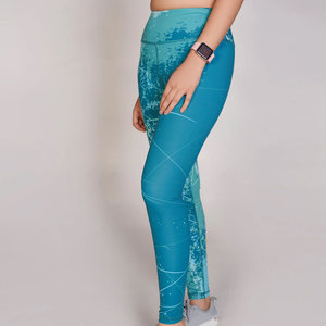 Custom Logo Women Sports <b>Leggings</b> <b>with</b> High Waist Design Breathable Fabric for Yoga <b>Workout</b> and Running - Product Image 1