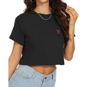 Top Corto para Mujer, Tejido Fino y Transpirable, Material Suave al Tacto, Ligero, Colores Elegantes, Esencial para el Verano - Product Image 2