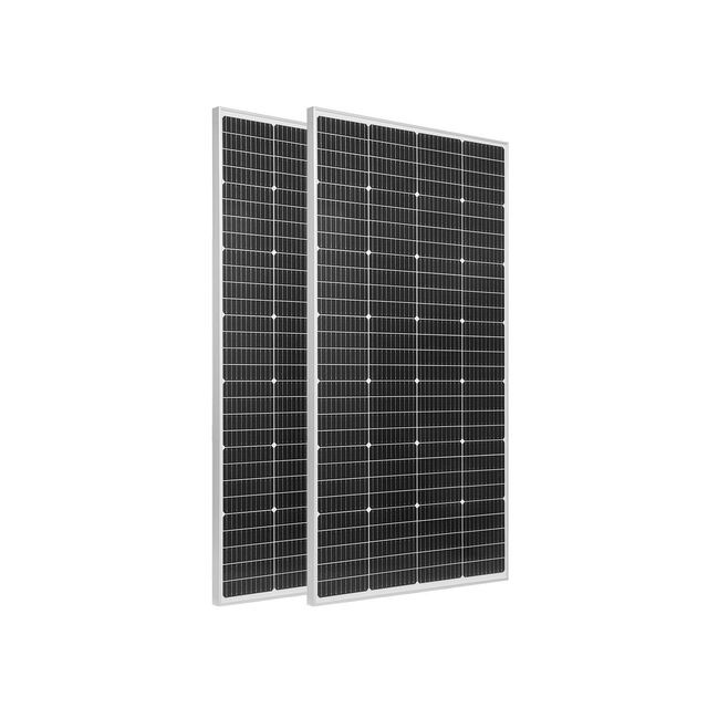 Complete 400W 12V Solar Power Kit 2PCS 200W Monocrystalline Solar Panels 12.8V 100Ah LiFePO4 Battery 40A MPPT Charge Controller