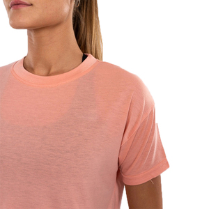 Nouveau T-shirt court en coton doux, respirant, anti-rides, col rond, ajusté, écologique pour femme – Idéal pour l'été – Le meilleur crop top - Product Image 4