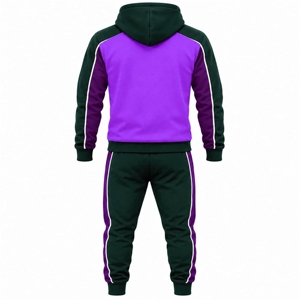 Ensemble de survêtement deux pièces pour homme, best-seller, sweat à capuche et pantalon de jogging, vêtements de sport athlétiques, directement de l'usine - Product Image 2